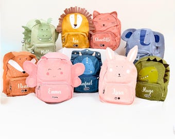 Personalized Animal Backpack for Children - school bag with name, personalized children's backpack, back to school bag, children's bag for daycare/nanny