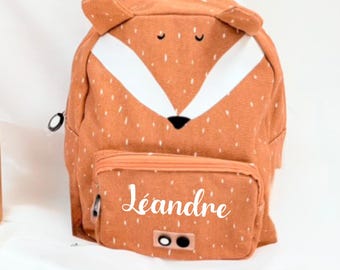 Personalized Children's Animal Backpack, personalized children's bag, Trixie school bag, back-to-school school bag, personalized nursery name bag