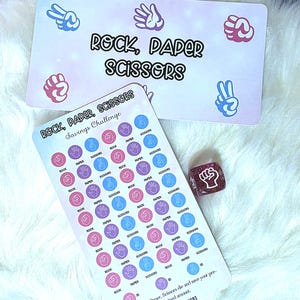 Rock, Paper, Scissors | Savings Challenge | Blank | Reusable | Budgeting | Cash Envelope