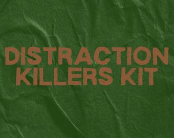 Kit para eliminar distracciones / Guía para aumentar la concentración / Cómo acabar con la procrastinación / Productividad digital (PDF)