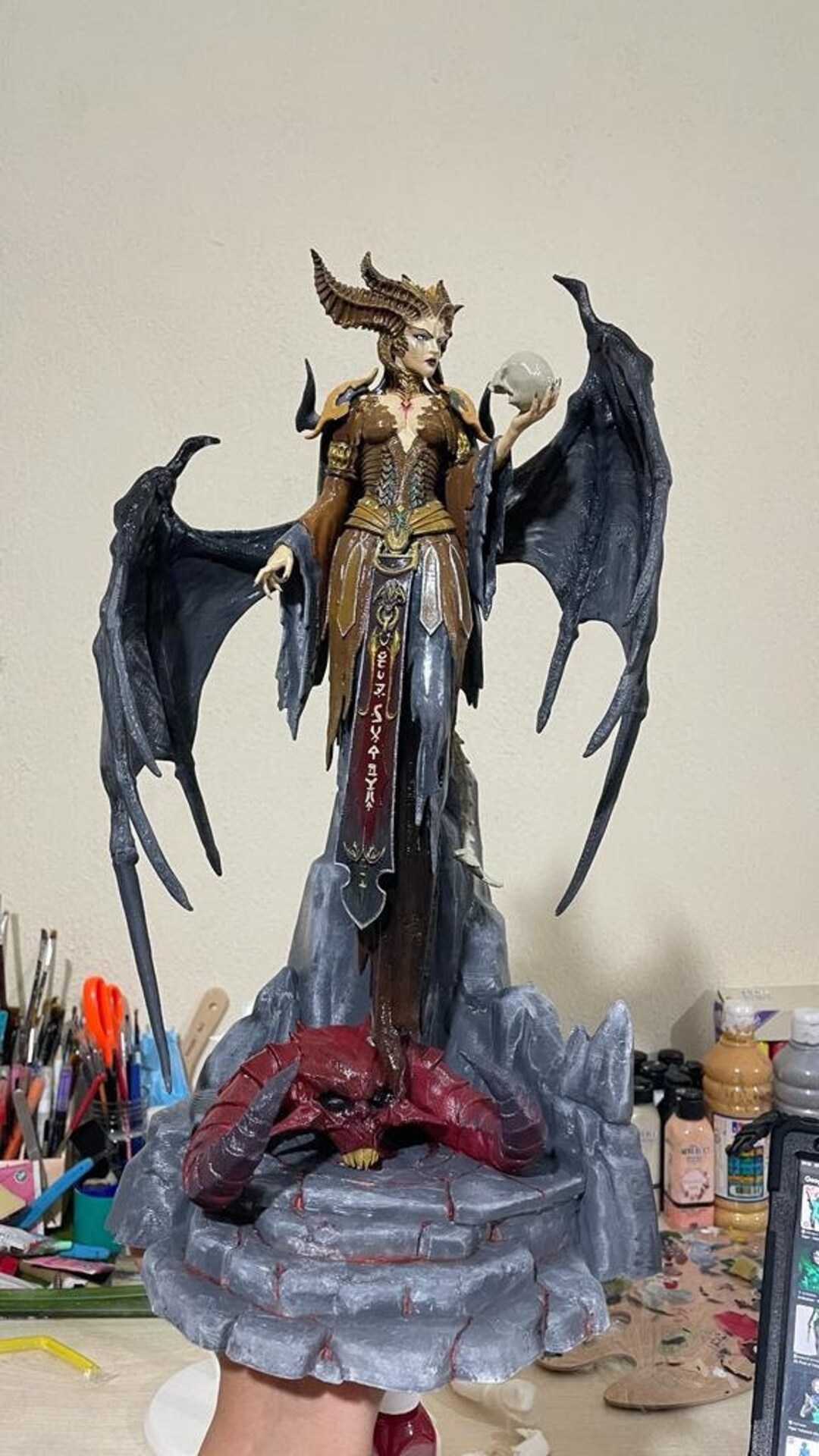 Diablo 4 Lilith Figure, High Quality 3D Print, Gamer Room Decoration