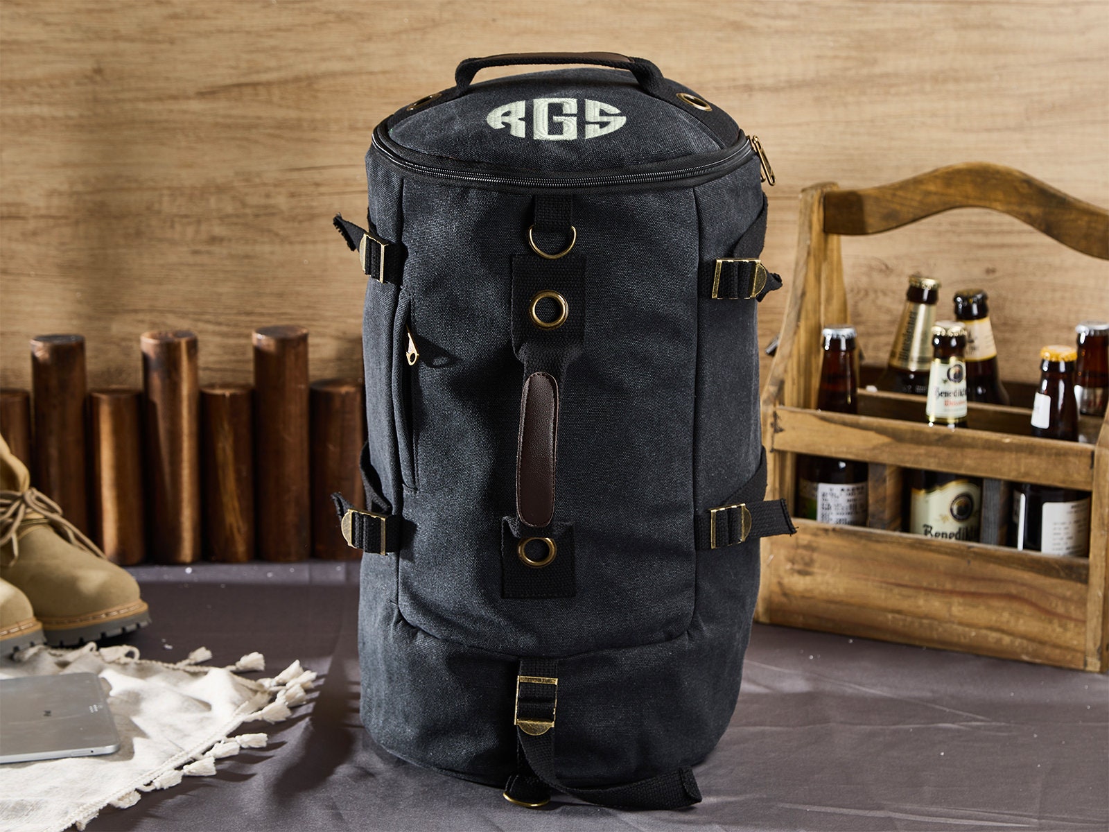 Personalized Canvas Duffle Bag Weekender Bag Custom Travel Etsy Australia