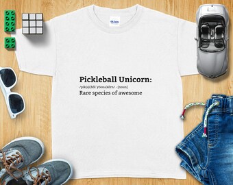 Pickleball unicorn, pickleball t-shirt, pickleball gifts, pickleball mom shirts, sports mom shirts, pickle ball shirt