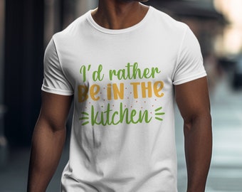 Rather be in the kitchen, Pickleball T-Shirt, Unisex Tee, Funny Pickleball Shirt, Game Day Shirt, Workout Shirt
