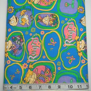 Vintage 2000 Rugrats BTY (36 "x 44 ") Baumwolle Nähen Quilten Stoff Angelica Tommy Dil Pickel Chucky Nickelodeon TV Cartoons."