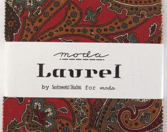 Laurel 38pc Charm Pack Sentimental Studios Moda Precut Cotton Squares Sew Quilt Craft Fabrics