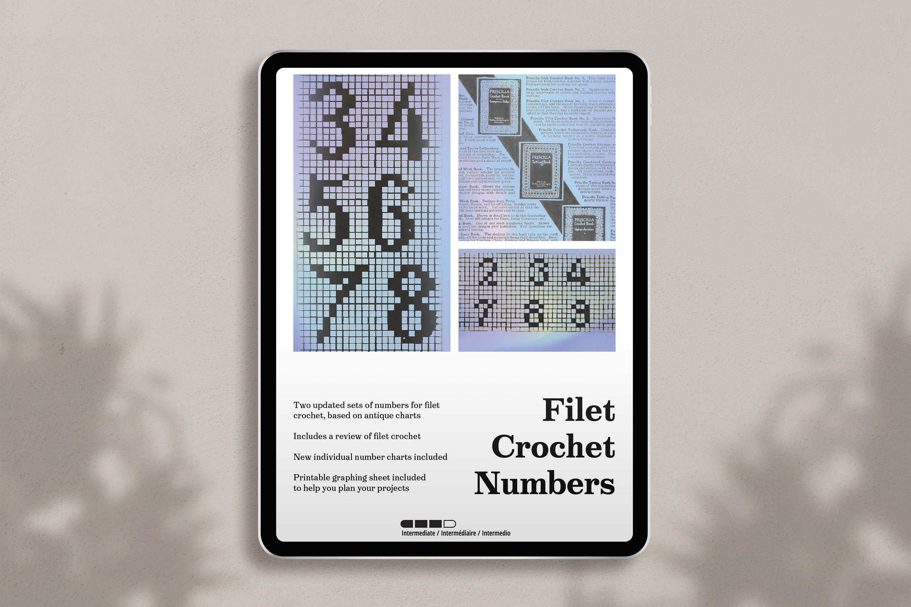 Filet Crochet Numbers Filet Crochet Numbers