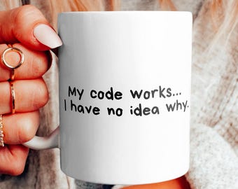 Funny Programmer Mug: Coder Gift, Witty Humor