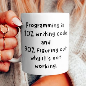 Zabawny kubek programisty: prezent dla programisty, dowcipny humor