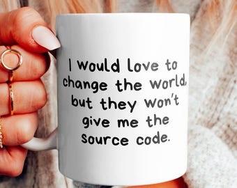Grappige mok programmeur: humor met broncode, cadeau voor programmeur