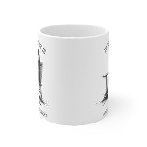 It Is What It Is And It Is Not Great Mug, Dark Humor Mug, Gift For Friend & Coworker, Funny Sarcastic Gift, Grim humor Gift, Racoon Meme, image 4