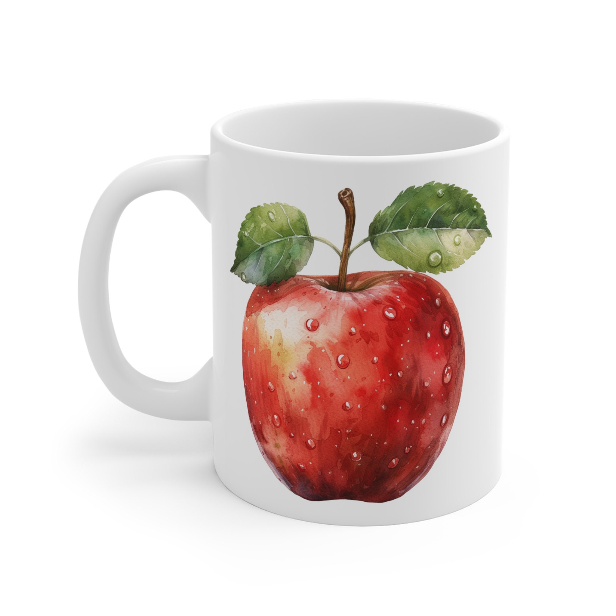 Apple Watercolor Coffee Mug, Coffee Cup, Apple Cup, Cute Mug, Mug Gift  Idea, Trendy Gift Idea, Apple Gift, Funny Mug, Apple - Etsy