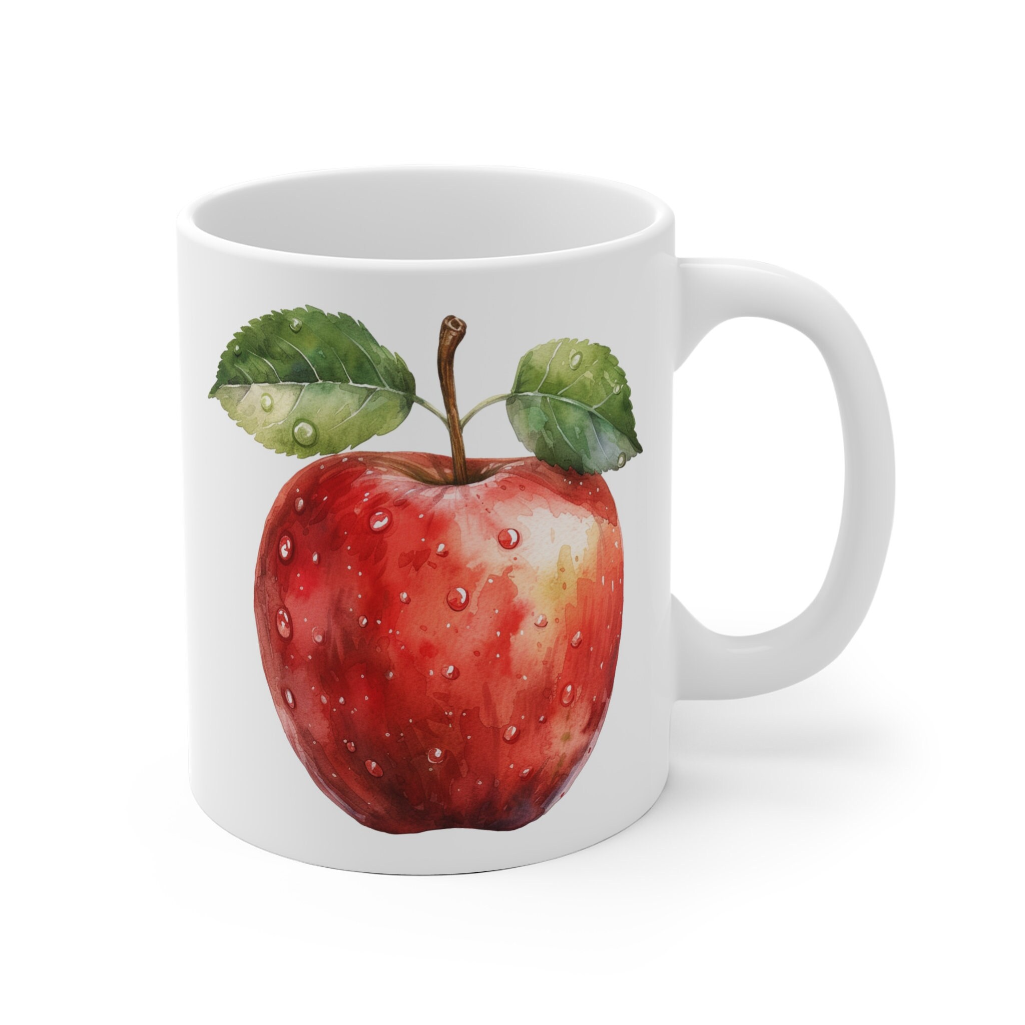 Apple Watercolor Coffee Mug, Coffee Cup, Apple Cup, Cute Mug, Mug Gift  Idea, Trendy Gift Idea, Apple Gift, Funny Mug, Apple - Etsy