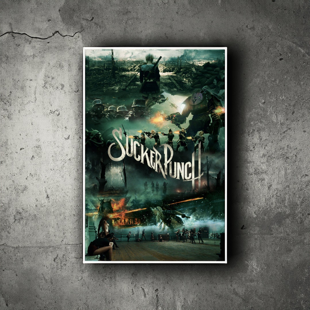 SUCKER PUNCH 2011 Movie Poster Digital Poster Fan Art Digital Art ...