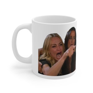 Woman Yelling at Cat Meme Mug