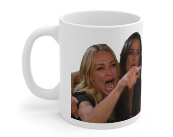 Woman Yelling at Cat Meme Mug
