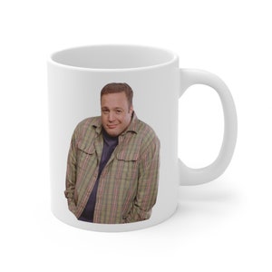 Kevin James Smirking Meme Mug - Funny Coffee Cup - Gift for King of Queens Fans