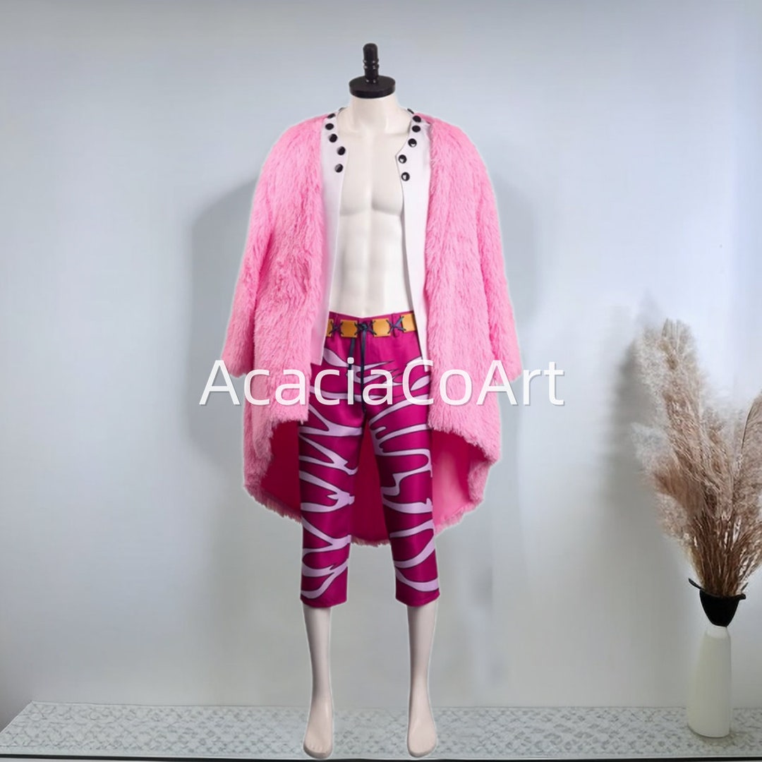 ONE PIECE Doflamingo Cosplay Costume Men Halloween Cosplay Etsy
