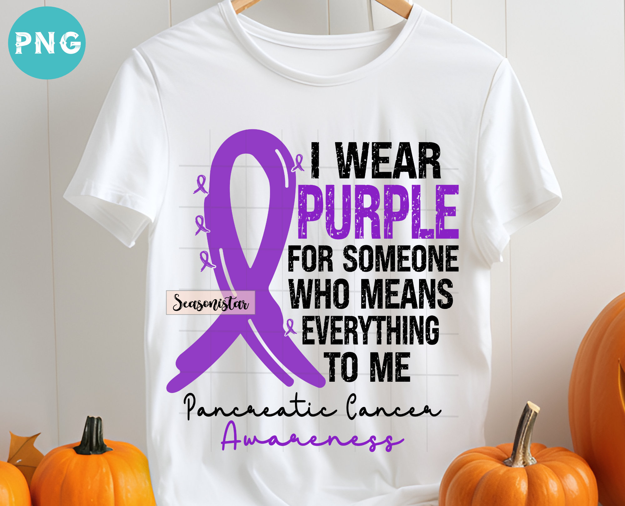 Pancreatic Cancer Awareness Png, Pancreatic Cancer I Wear Purple for ...