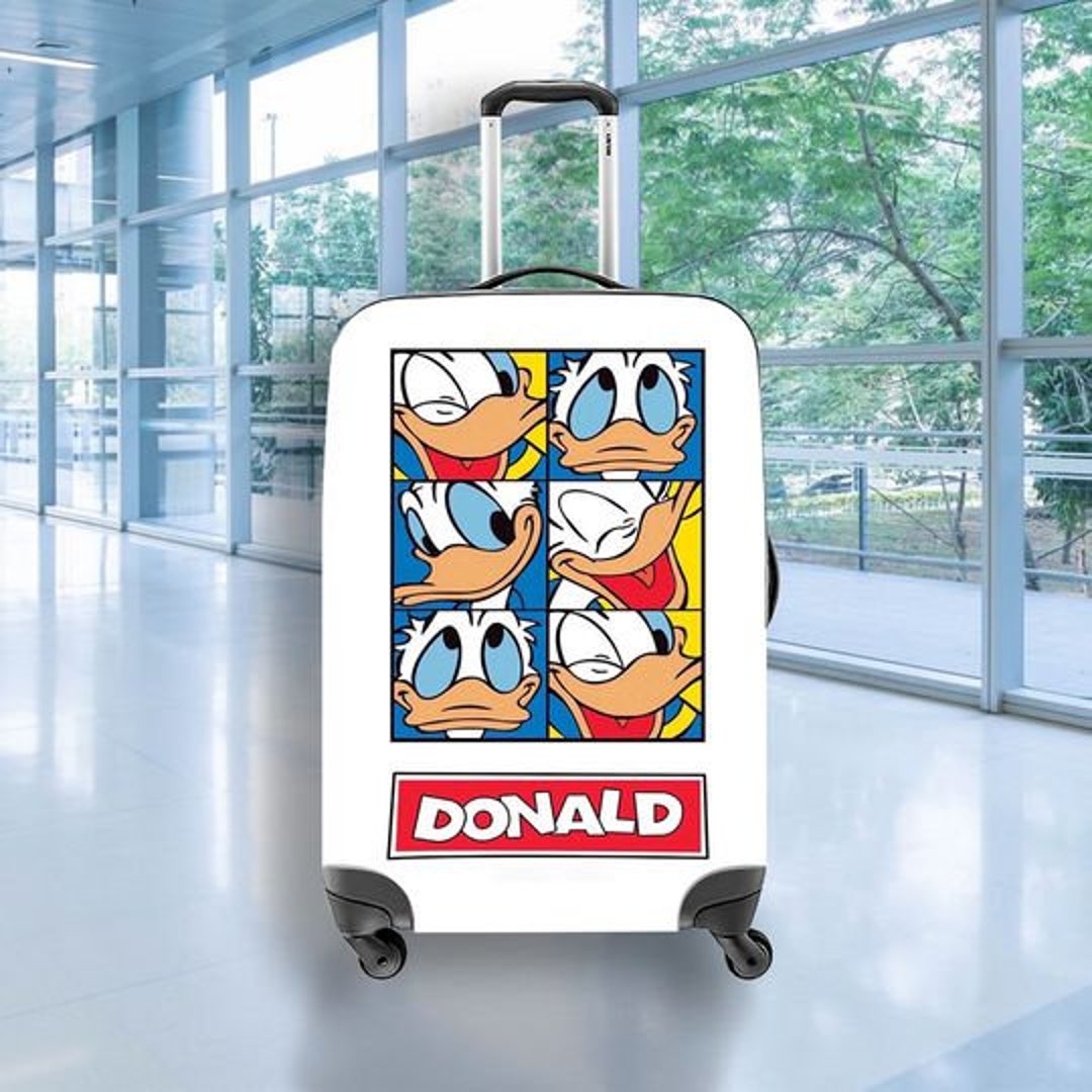 Donald Duck Luggage Cover Donald Suitcase Cover Disney Etsy