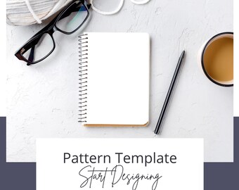 PATTERN TEMPLATE For knitwear designers