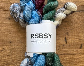 RSBSY Mini Skein Set, 5 minis (Set 4)