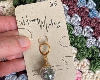 Confetti Ball - Stitch Marker/ Progress Keeper