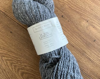Biches & Buches - Le Gros Lambswool - 1 skein - Medium Grey