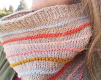 Stella Cowl // PDF Knitting Pattern
