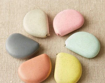 Cocoknits Retractable Tape Measure: Clay & Linen, Eco-Friendly