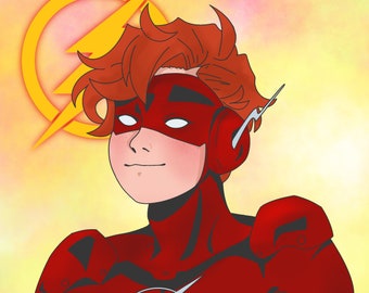 Wally West - Impresión flash