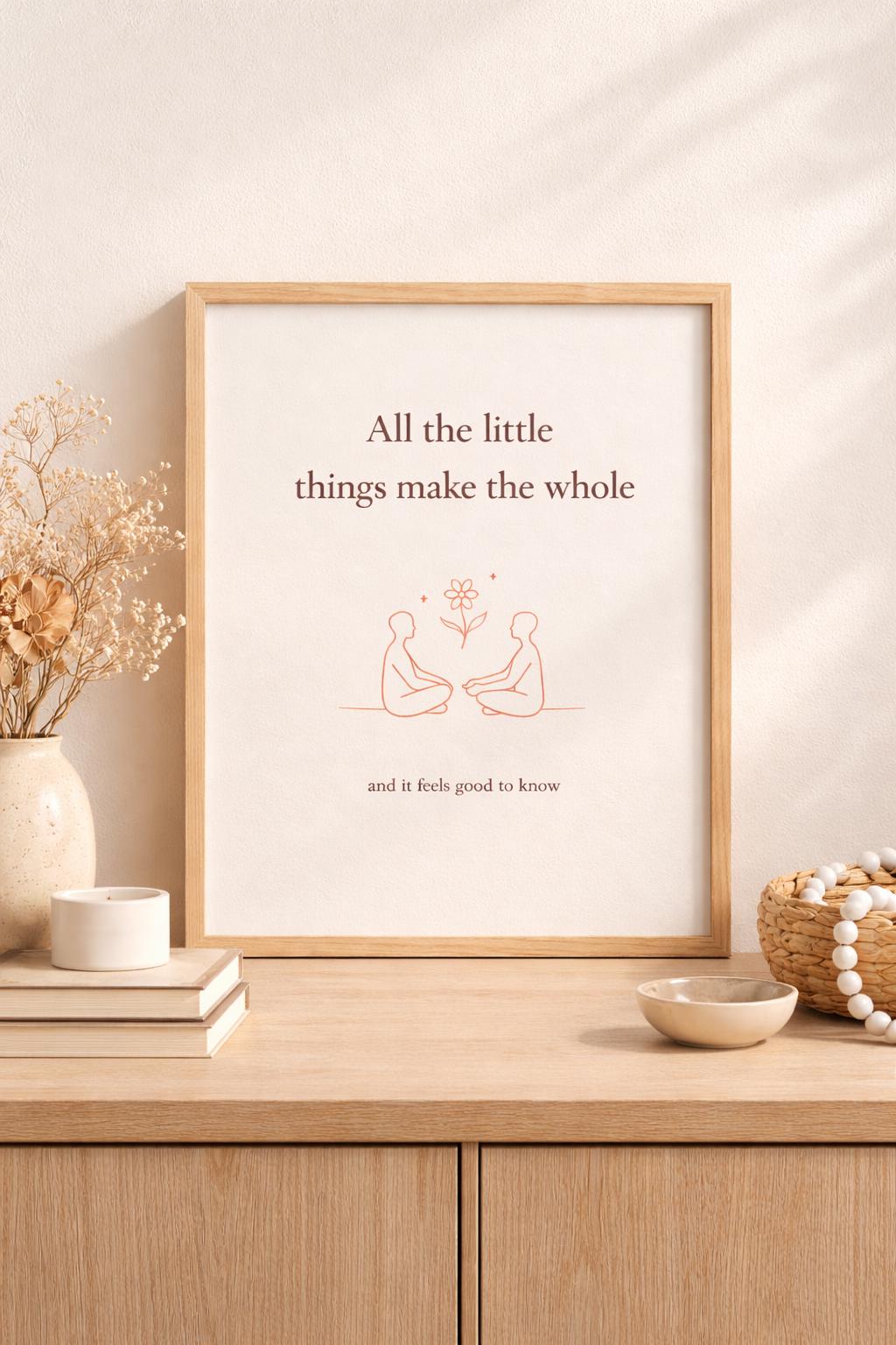 Minimalist Quote Art Print – Home Decor (digital Download, PDF Print ...