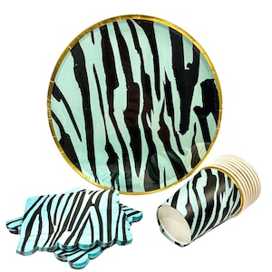 Zebra Print Plate