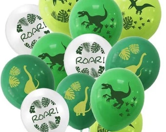 TUZHE Dino verjaardagsdecoratie, partyserviesset, dinosaurus, verjaardagsfeestset voor 24 gasten, wegwerpservies, papieren borden, bekers, servetten, rietjes voor feest, kinderverjaardag, decoratie