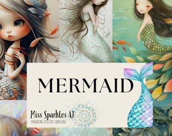 Mermaid Bundle|Animation Pack|Animated video|bundle mermaid|mermaids bundle png|mermaid png bundle|mermaid clipart|mermaide|mermaid movie