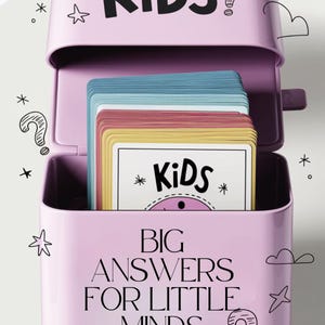 Große Antworten für kleine Köpfe. Curious Kids Fragekarten - Druckbare Lernlern Karteikarten | 30 Q & A einfache Antworten für Eltern und Kids
