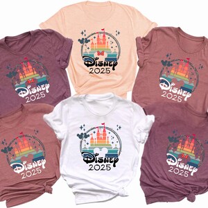 Disney Trip Shirts, Disney Family T-Shirt, Disneyland Trip Tees, Disney Family Shirt, Disney Castle 2025 Shirts