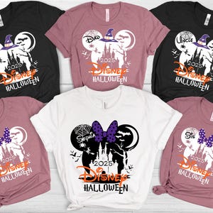 2025 Disney Halloween Custom Shirt, Disney Shirt, Halloween Matching Shirts, Custom Disney Family Shirt, Halloween Shirts, Disneyland Shirt