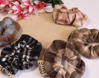 Elástico de cabelo xadrez xadrez: pulseira com padrão xadrez