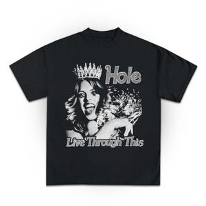Hole Tshirt Live Through This - Etsy