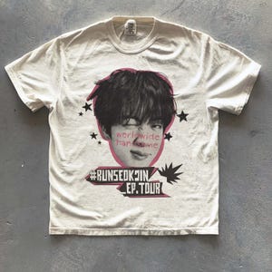 vintage Run Seokjin Ep Tour 2025 Shirt, Jin Tour 2025 Tshirt, Jin Dont Say You Love Me Shirt, Echo Jin Shirt, Jin Worldwide Handsome Shirt