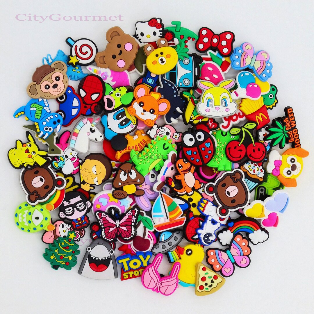 10100 PCS Croc Charms Shoe Charms Jibbitz Bundles Random Etsy New Zealand