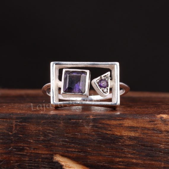 Bague Martelée en argent massif