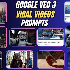 Google VEO 3 Viral Video Prompts: JSON, Character Consistency, CGI Ads