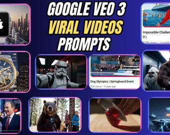 Google VEO 3 Viral Video Prompts: JSON, Character Consistency, UGC Ads