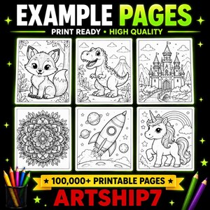 500,000+ Kids Learning Bundle PLR MRR | Printable Worksheets, Coloring Pages, Busy Books, Homeschool PDF & Canva Templates