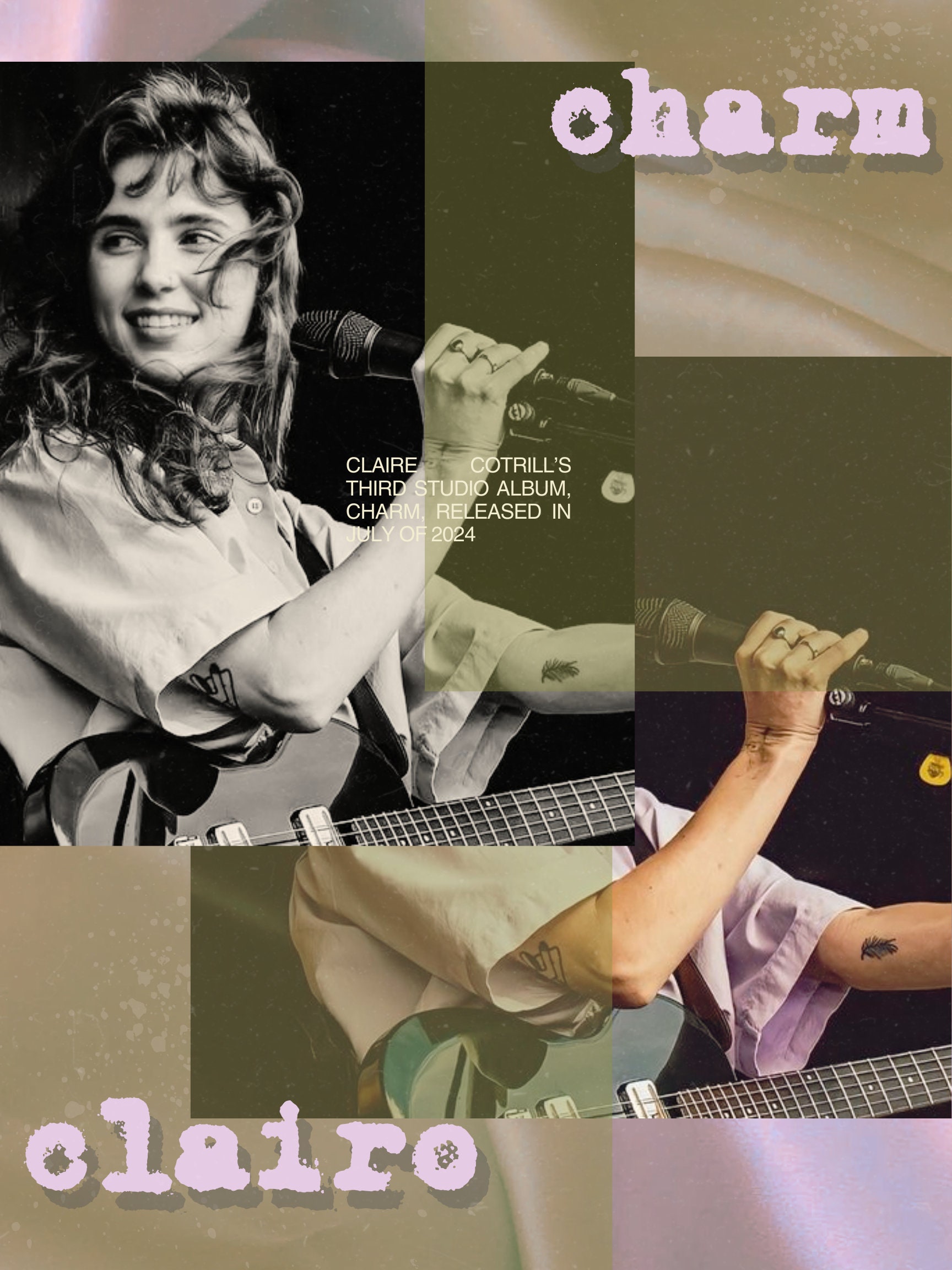 Clairo Wall Art, Clairo Poster- Charm Album Art Poster -digital