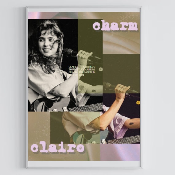 Clairo　Charm 限定版 ポスター付き Clairo Wall Art, Clairo Poster- Charm Album Art Poster -digital
