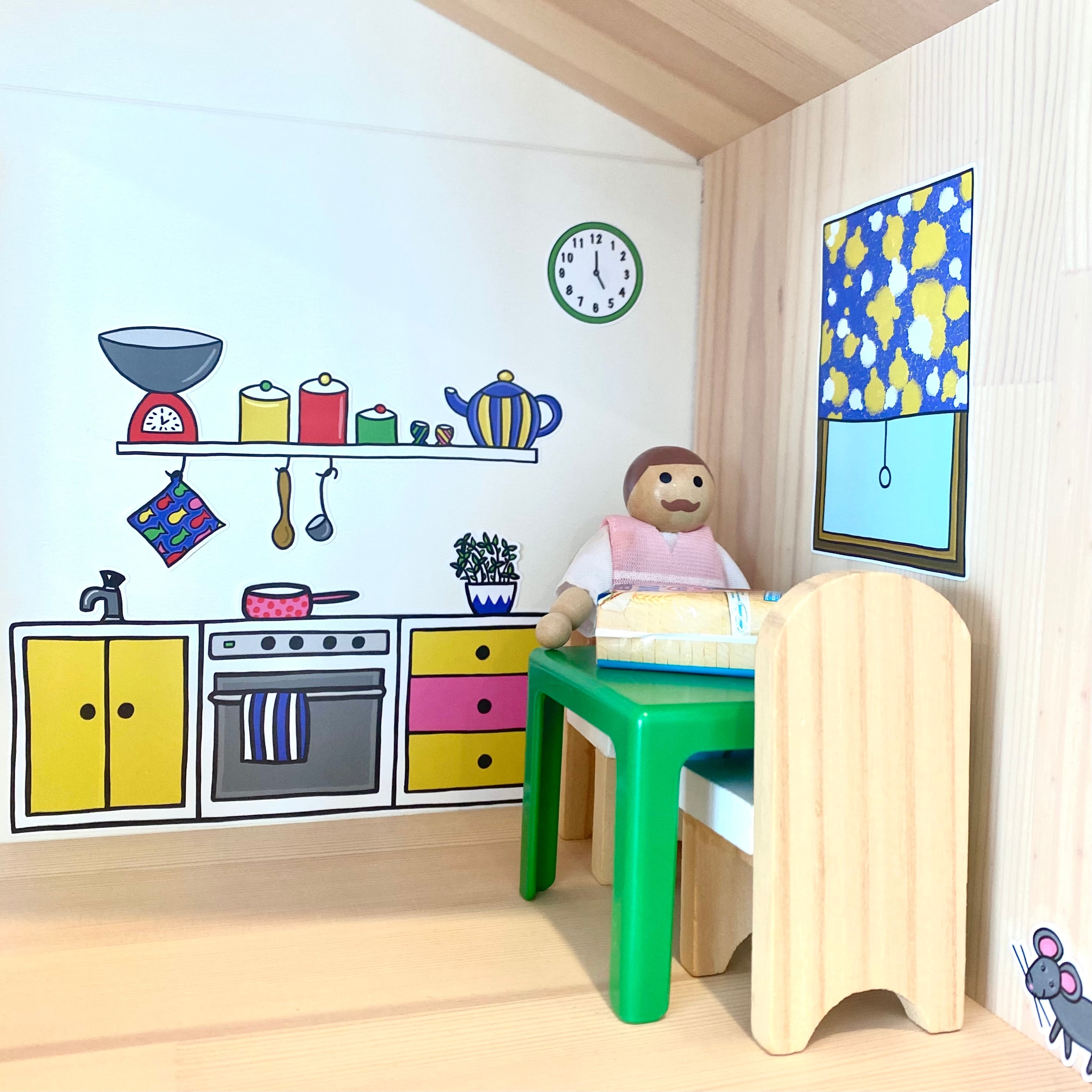 Dollhouse Stickers For Ikea Flisat Dollhouse Ikea Hack Dollhouse