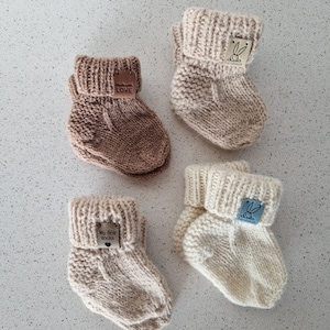 Newborn Baby Wool Knit Socks